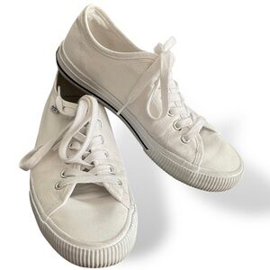 Hurley Shoes, White Sneakers, Size 6M